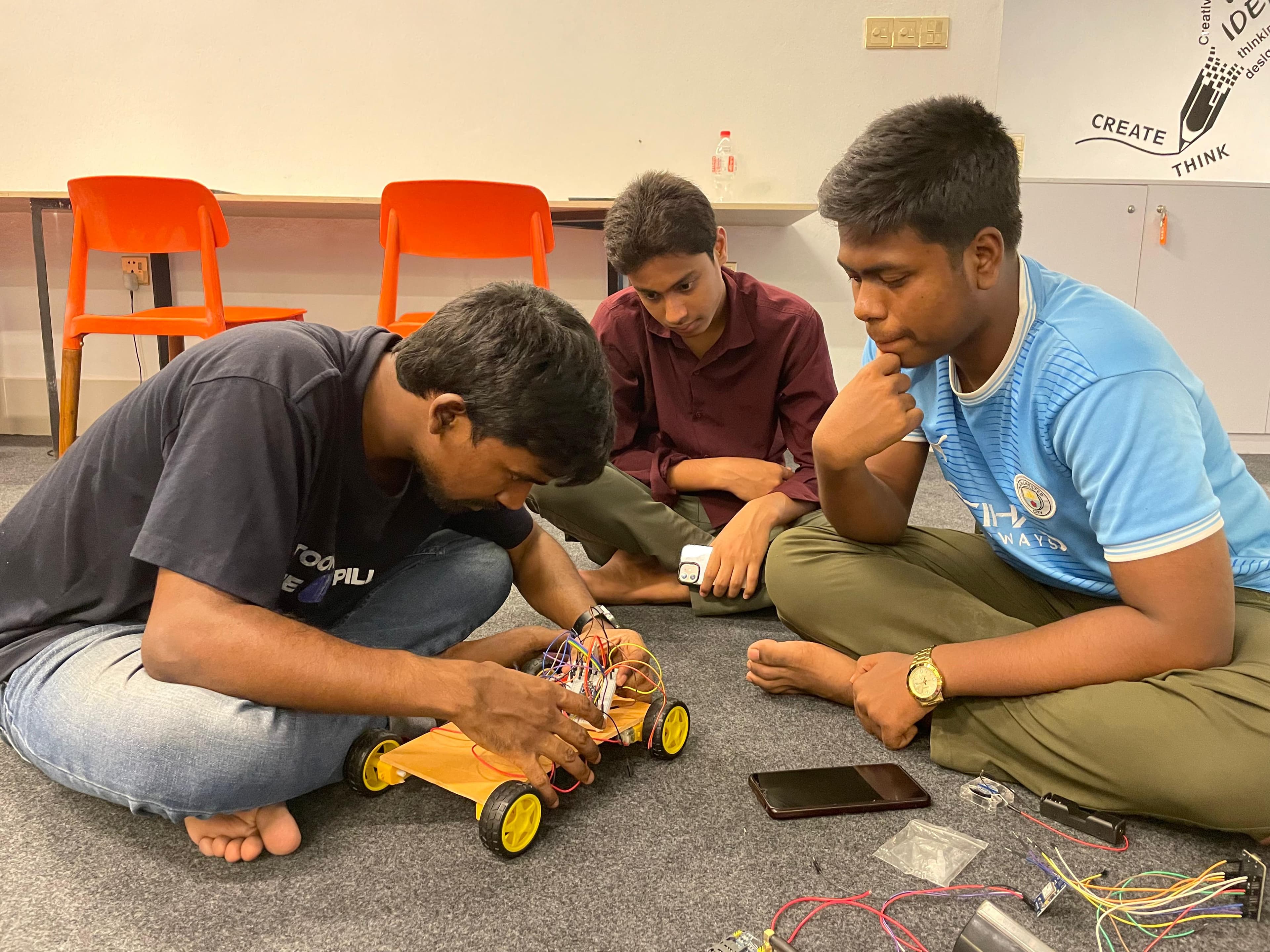 Witen Robotics Academy classroom in Sherpur, Bogura
